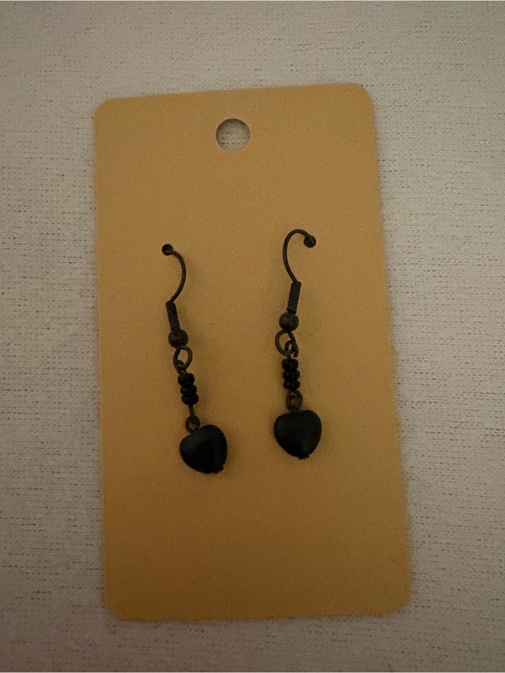 Vintage Heart Earrings - Picture 1 of 1